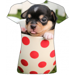 T-Shirt AOP Gildan Ladies 